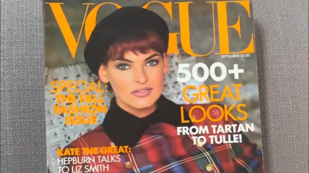Листаю винтажный журнал￼ Vogue￼ Сентябрь 1991 г.￼￼