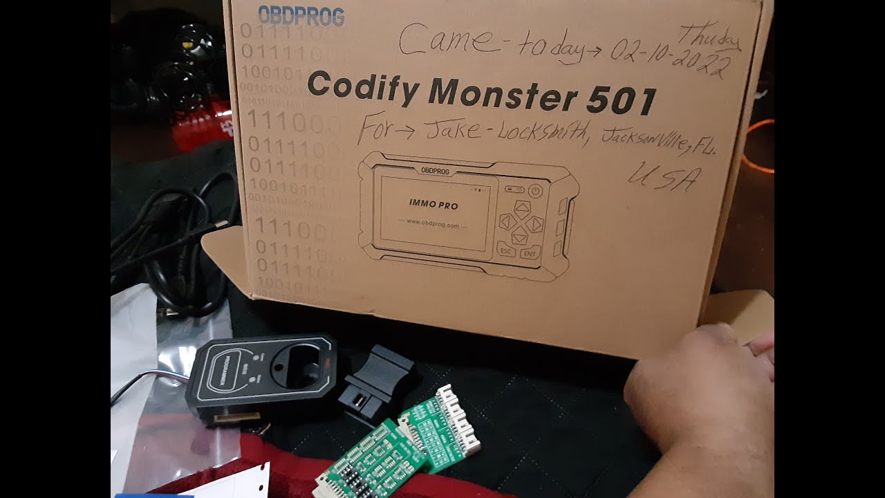 #carkeyprogarm, #keyprogarm, #immo, (OBDPROG Codify Monster 501) от Джейка Слесаря, Джэкс, Флорид...