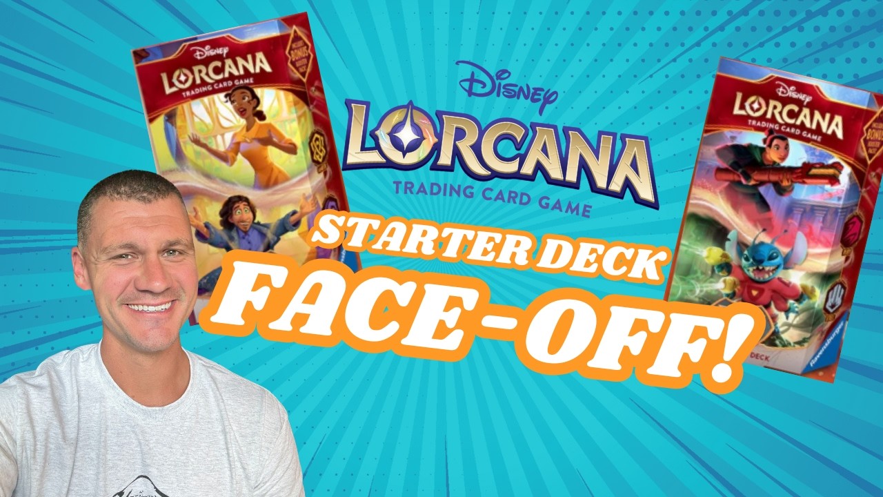 We Went HEAD-TO-HEAD With These Starter Decks | Disney Lorcana, Reign of Jafar, Mulan, Tiana, Stitch