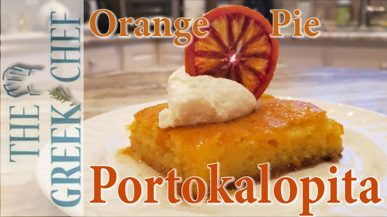 Orange Pie, Portokalopita, step to step recipe to the best fresh oranges pie and phyllo pastry