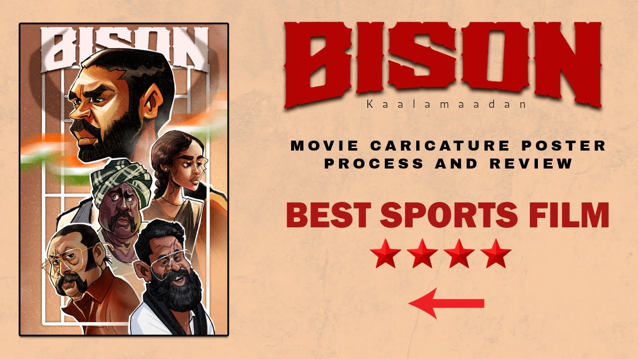 BISON Kaalamaadan 2025 | Review and Art Tribute to Mari Selvaraj’s Cinematic Roa 🎨🔥