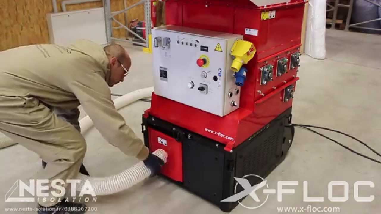 Cardeuse/machine à souffler, insuffler EM300 - ouate de cellulose, fibre de bois, laine de verre