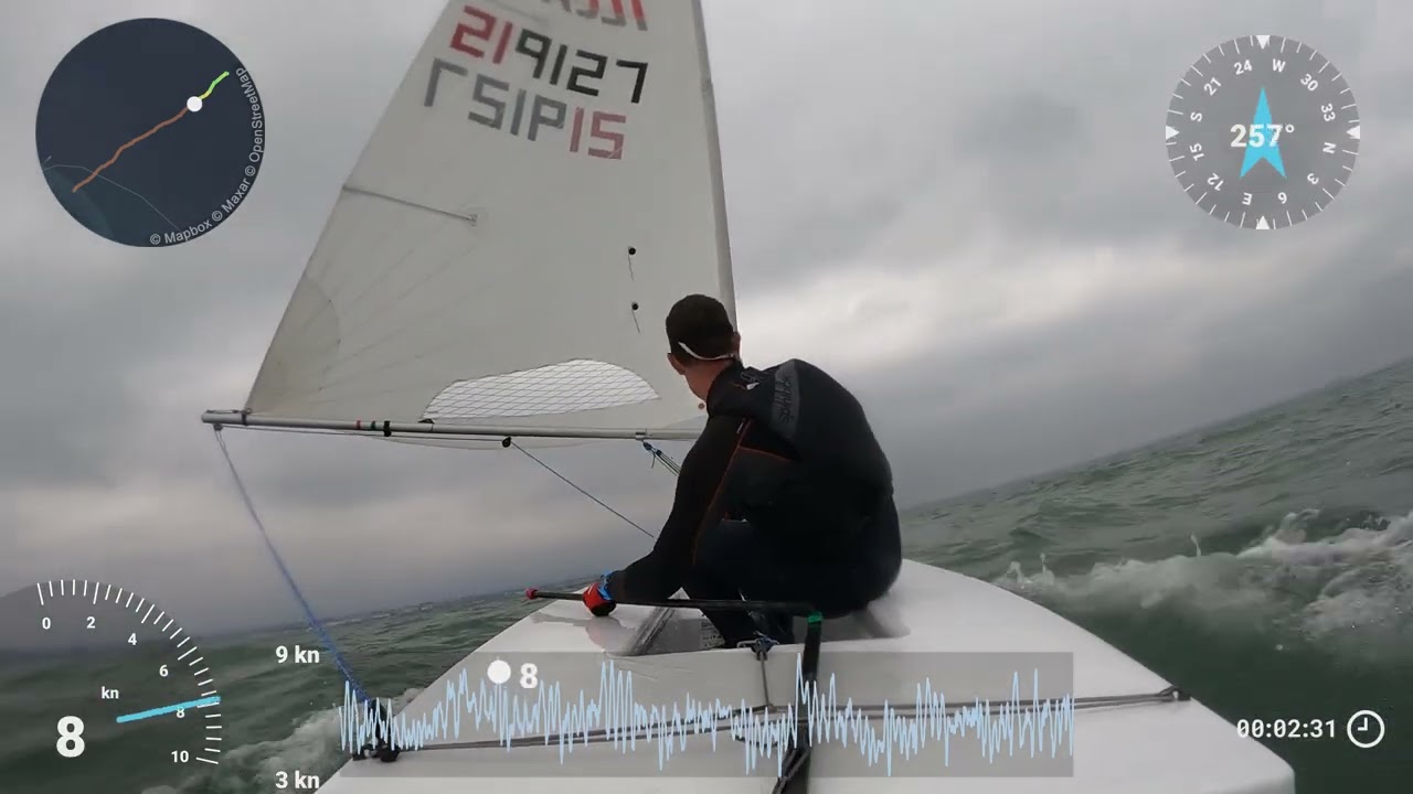 ILCA 7 Downwind Swell 2024-09-19