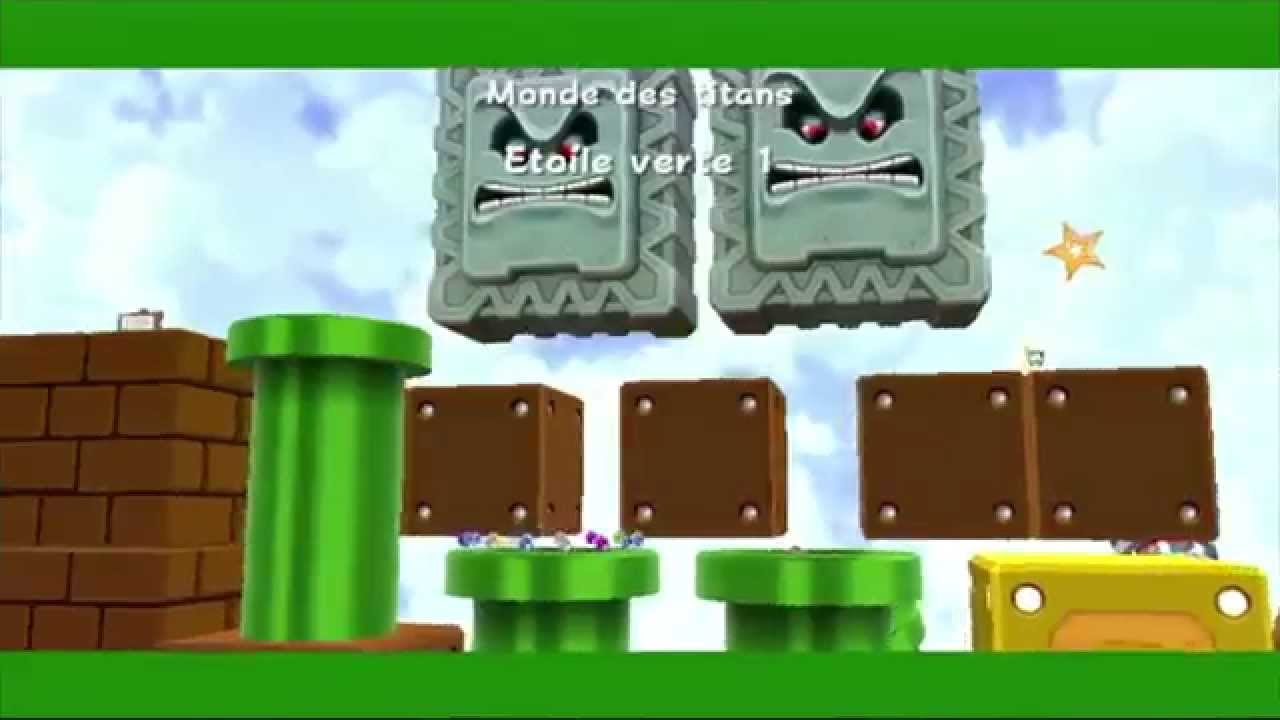 Super Mario Galaxy 2 - Monde 4 - Monde des titans : Étoiles vertes