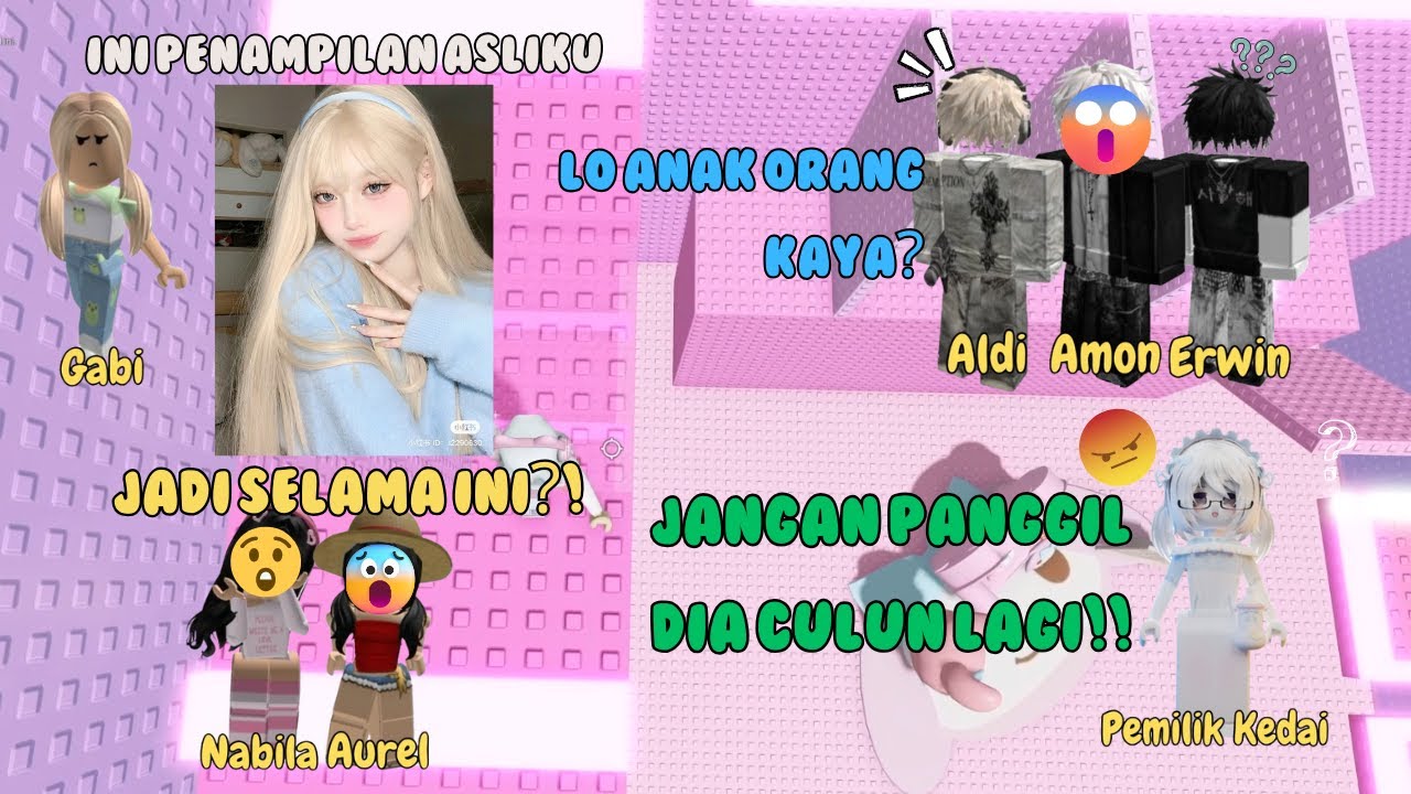 TERNYATA SI CULUN ANAK ORANG KAYA ✨POV PERCAKAPAN ROBLOX