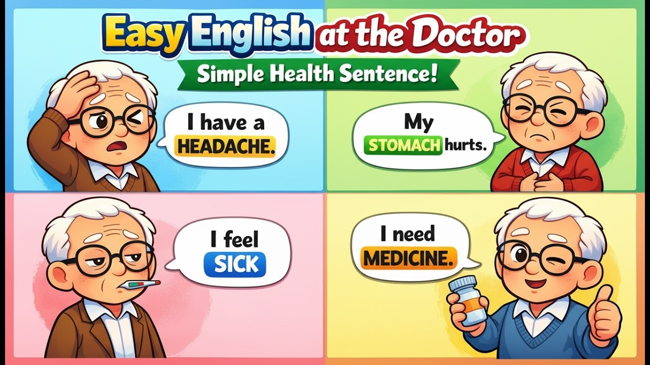 Learn English With Fun 🗣️ | English at the Doctor