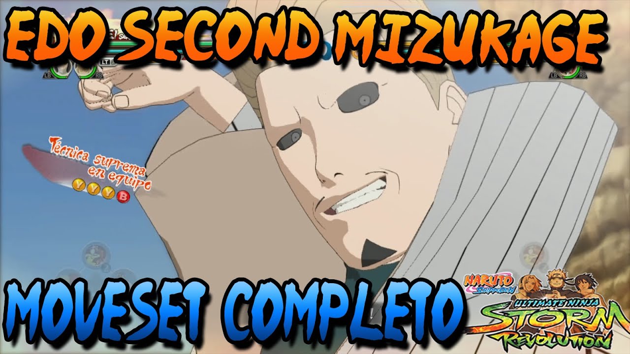 Naruto Storm Revolution: Gengetsu Hozuki (Edo 2th Mizukage) Moveset Completo + Explicación Clon Agua