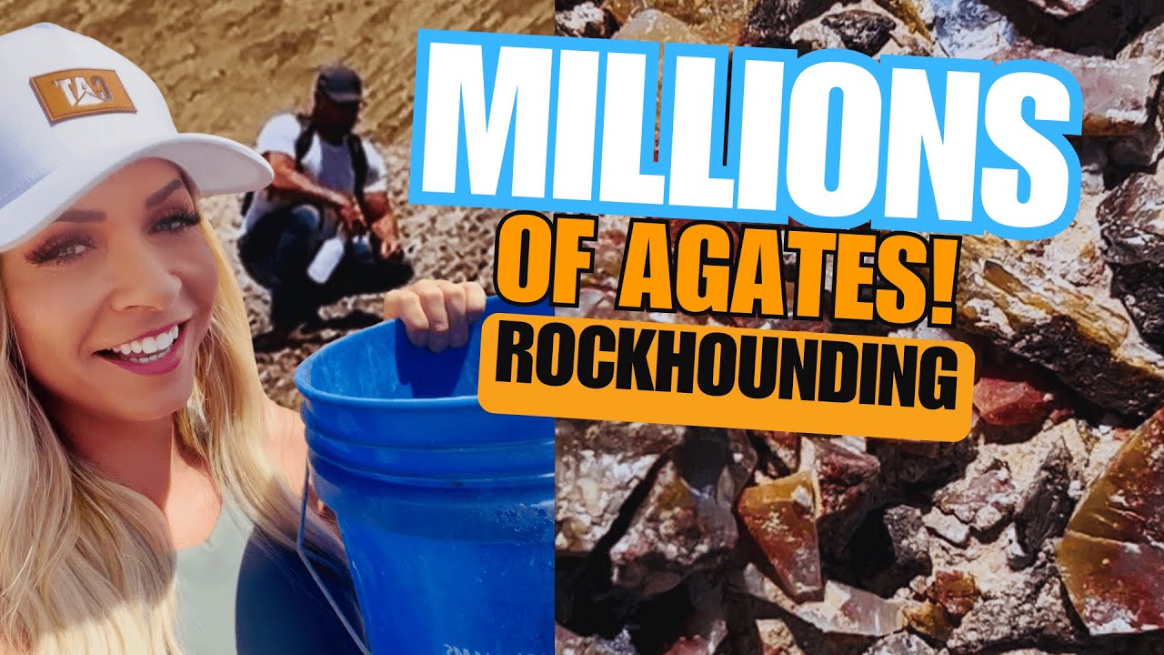 Watch us discover MILLIONS OF AGATES!!!