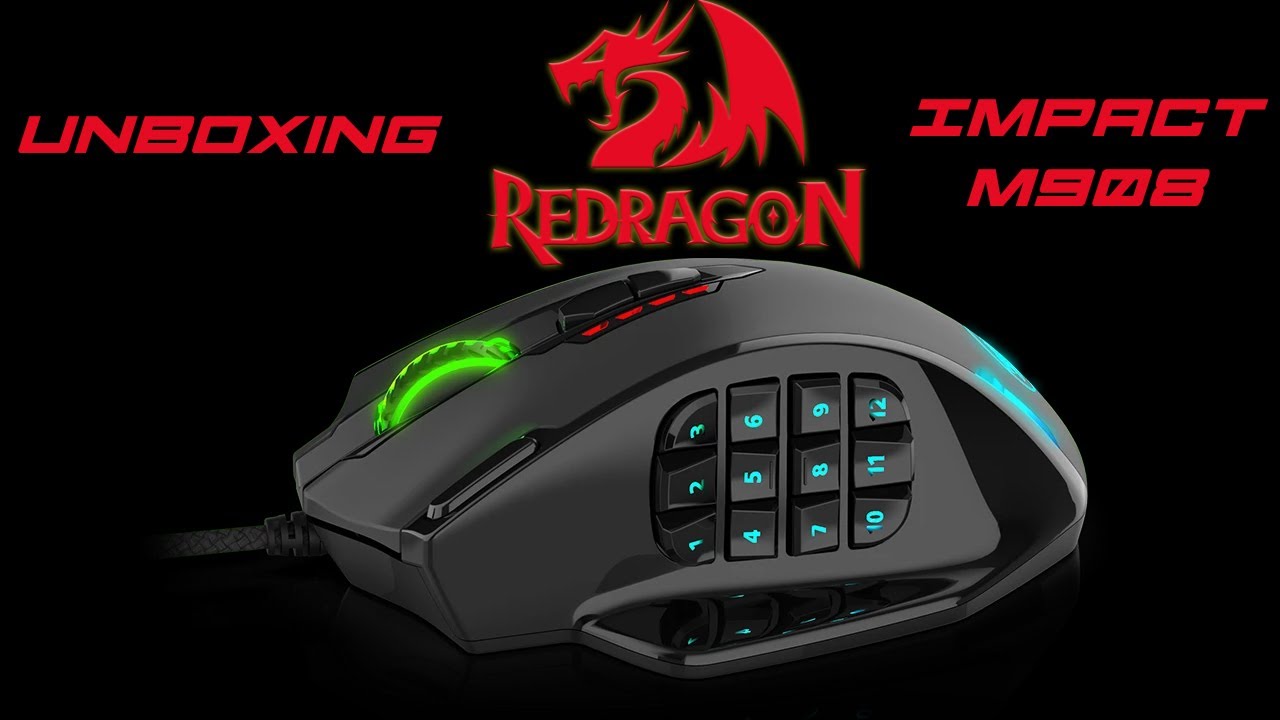 Redragon Impact M908 unboxing
