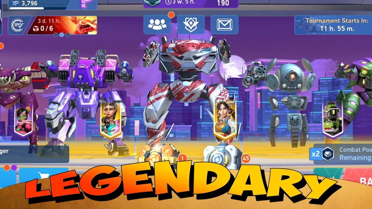 Mech Arena - Gameplay Walkthrough - Legendary😎(iOS,Android)