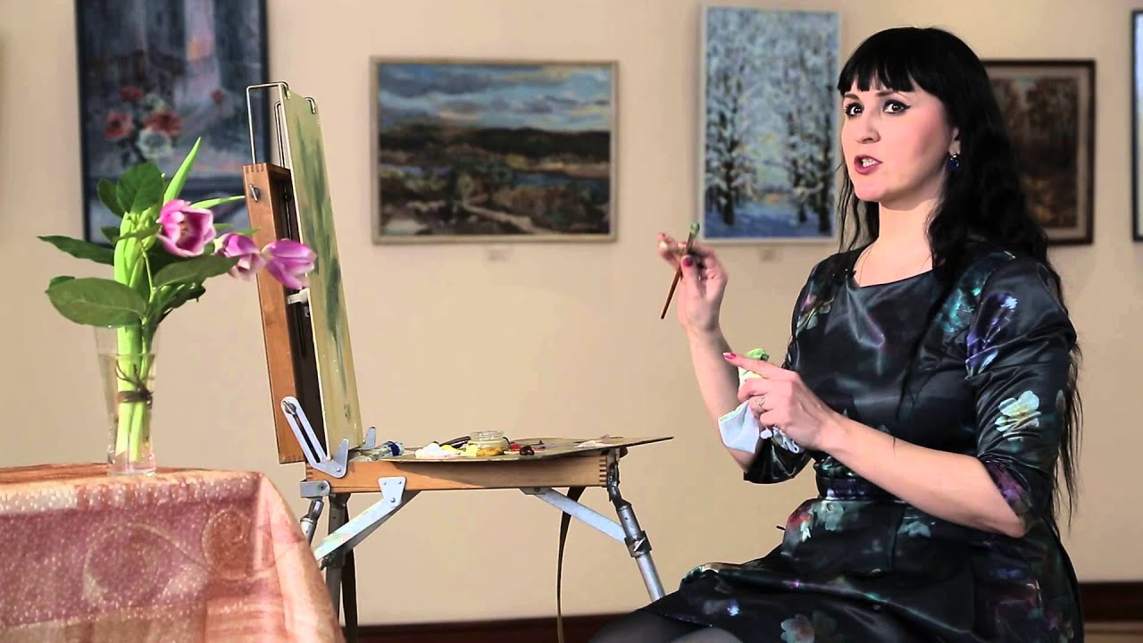 Уроки рисования. Техника импасто (1.04.2016)