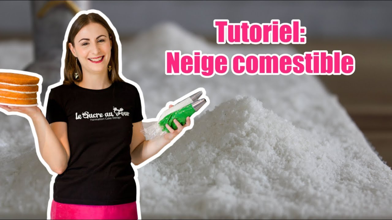 Tutoriel de neige comestible