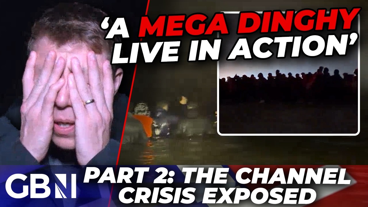 &lsquo;Invasion of Britain&rsquo; | Patrick Christys confronts MEGA dinghy migrants on French beach BOUND for UK