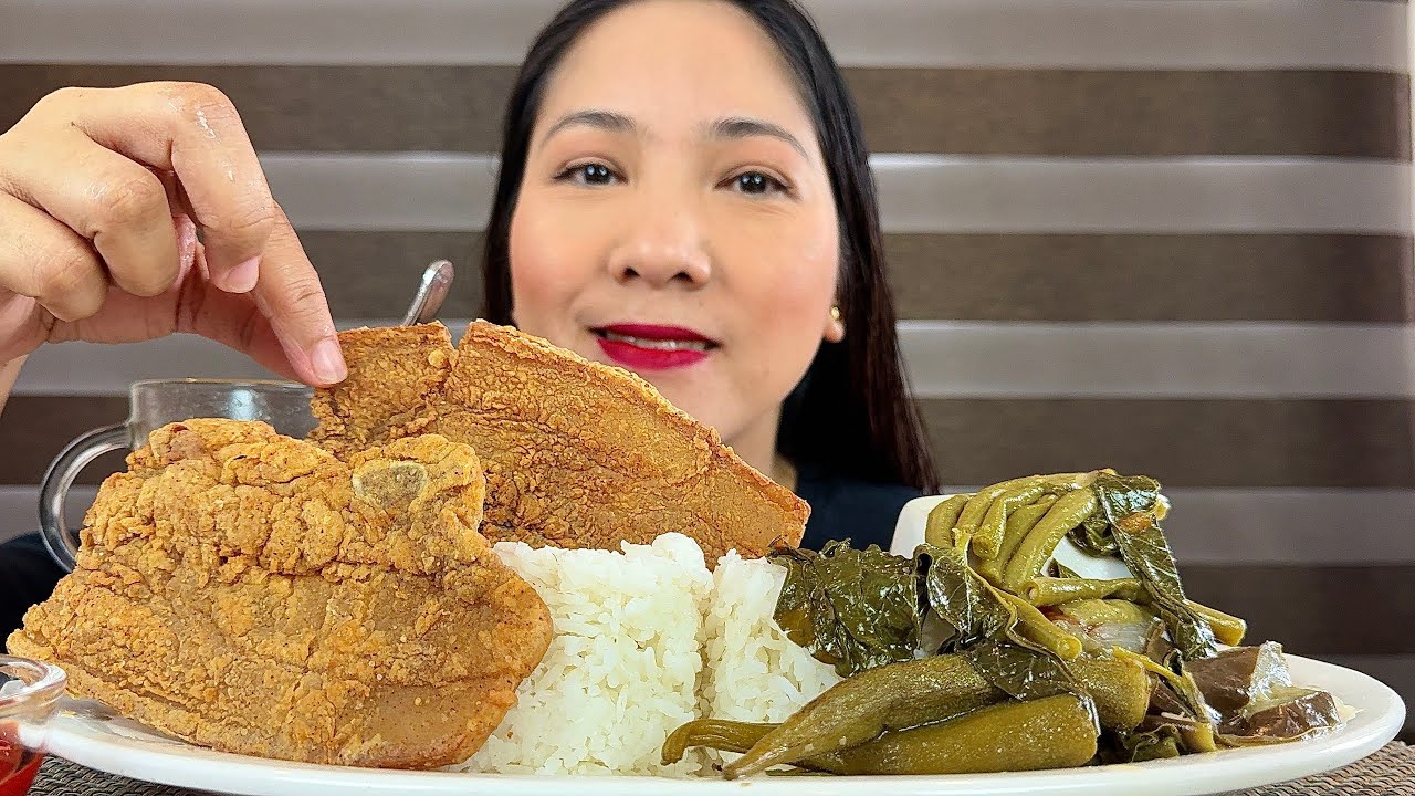 CRISPY BREADED LIEMPO AT PORK SINIGANG
