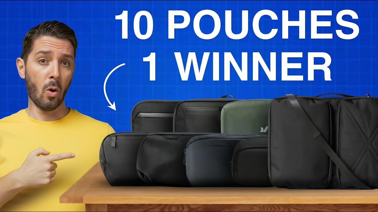 10 BRILLIANT Tech Pouches for Travel + Everyday Carry (2026 Guide)
