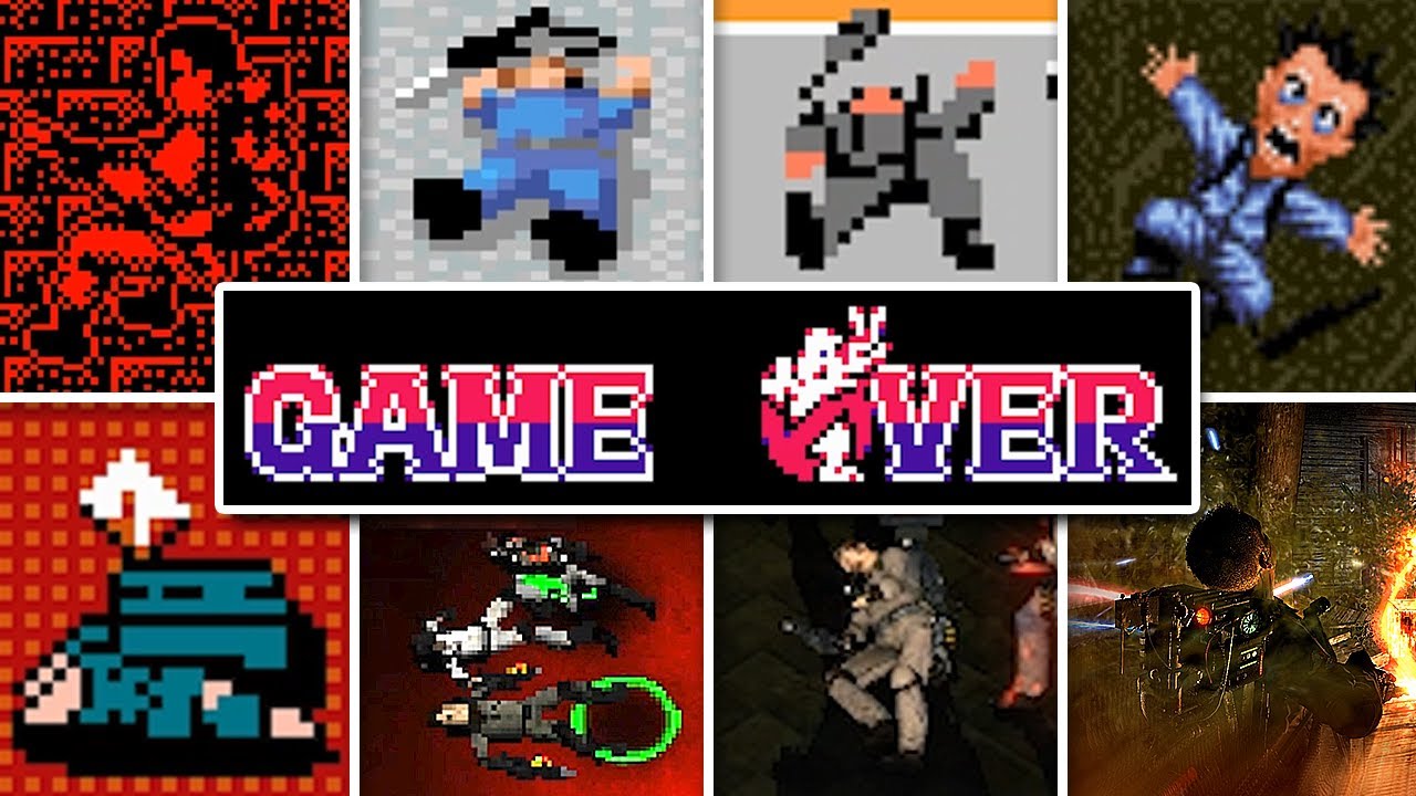 Evolution Of Ghostbusters Games Death Animations & Game Over Screens