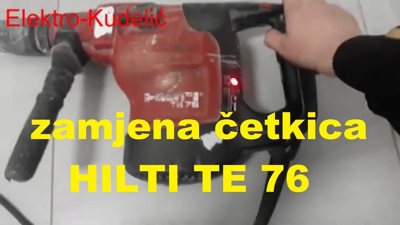 HILTI TE76 - zamjena četkica
