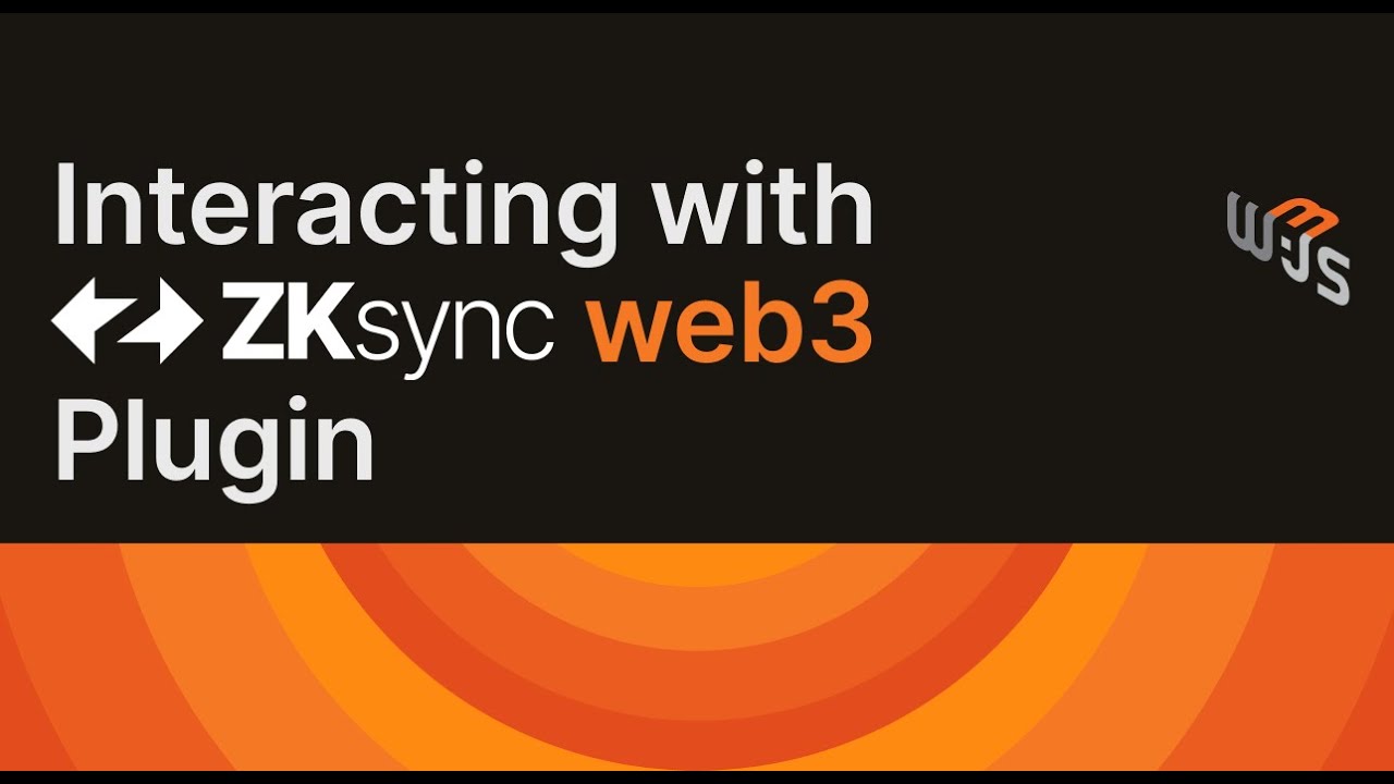 Web3.js ZKsync Plugin Demo