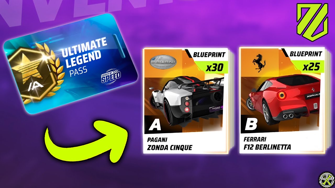 I bought the NEW Ultimate Pass & unlocked 2 NEW cars: Asphalt Legends RTG #799