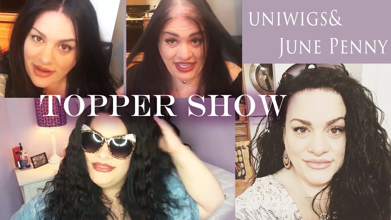 UniWigs Hair Topper Show by June Penny for hair loss