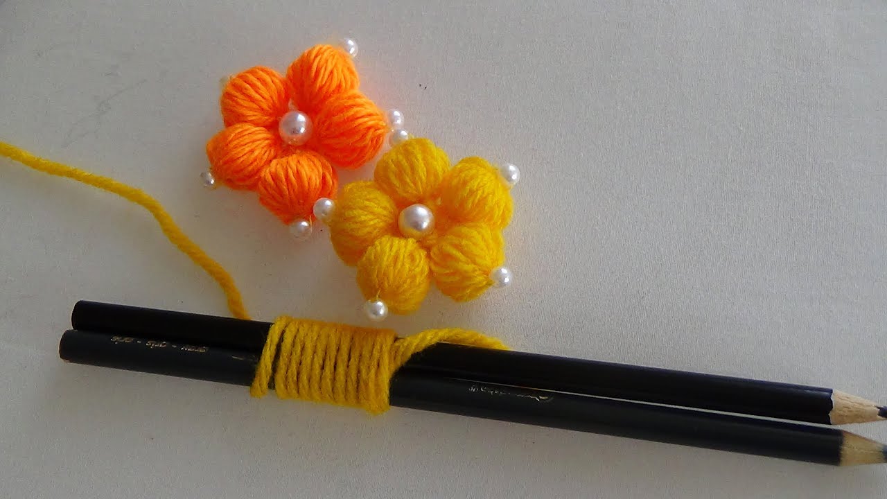 Hand Embroidery: Making Flowers With Simple Trick (PART 1)