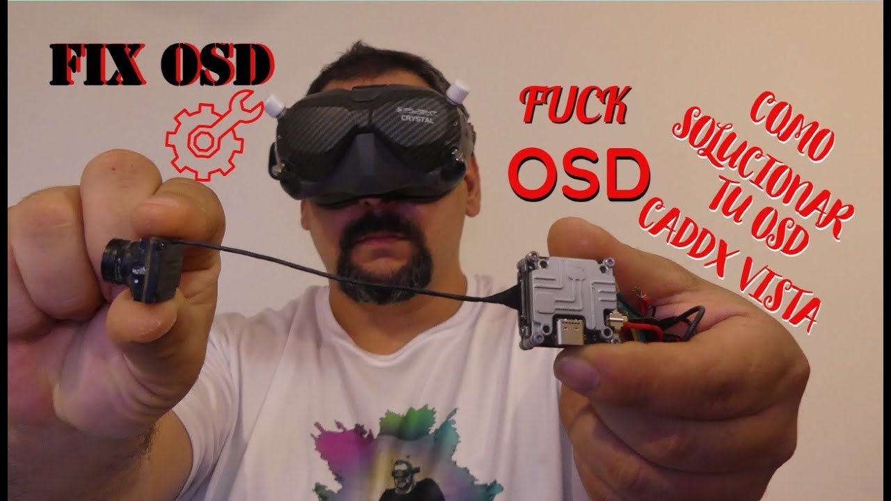 COMO reparar CADDX VISTA OSD (en español) fix osd_No Custom OSD