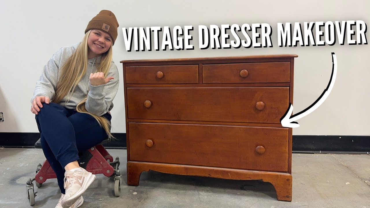 $35 THRIFTED Dresser Transformation