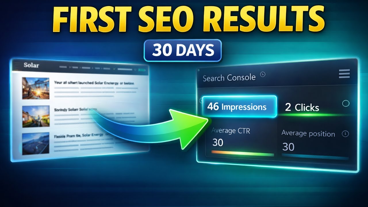 SEO Results After 1 Month 🚀 Google Search Console & Analytics Breakdown