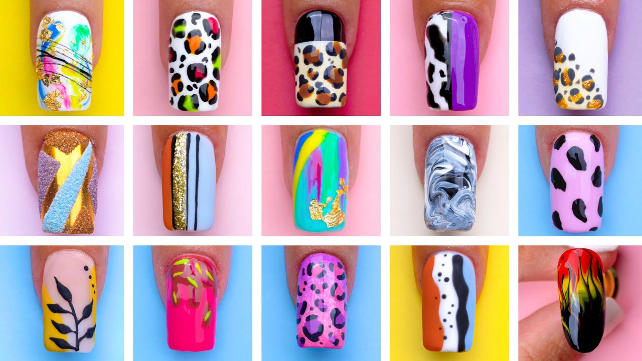 15+ Simple Nails Art Designs Compilation | Colorful Nail Art Tutorial for Beginners | Nails Art 2025