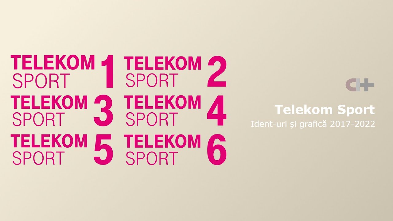 Telekom Sport ident-uri și grafică 2017-2022