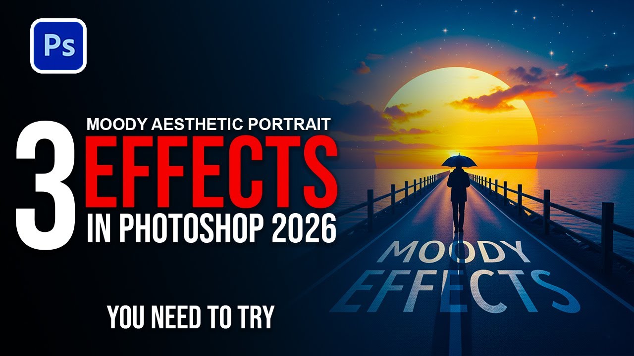 These 3 Photoshop Effects Instantly Create a Moody Portrait Look | Part 18