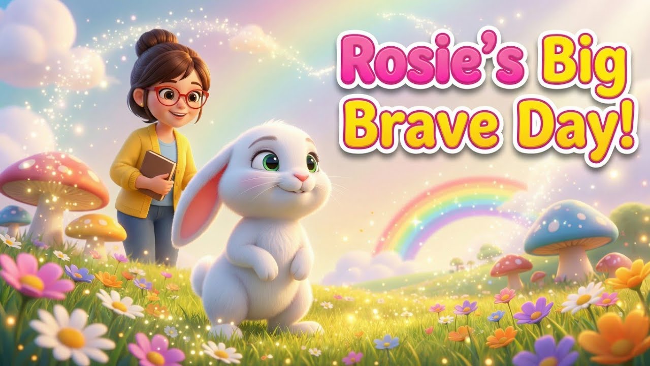 🐇 Rosie's Big Brave Day | Animated Short Film | Moral Story in English | #moralstories #kidslearning