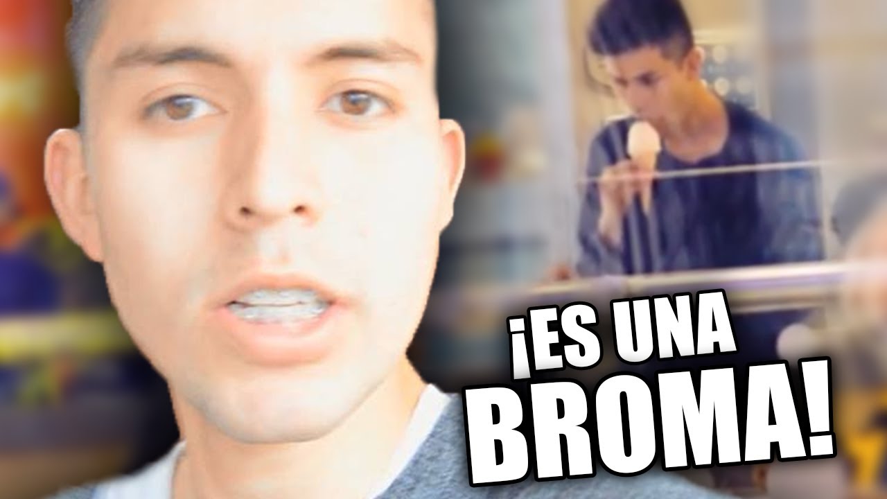 EL YOUTUBER QUE ROBA COMIDA Y QUE LUEGO DICE QUE ES UNA BROMA...