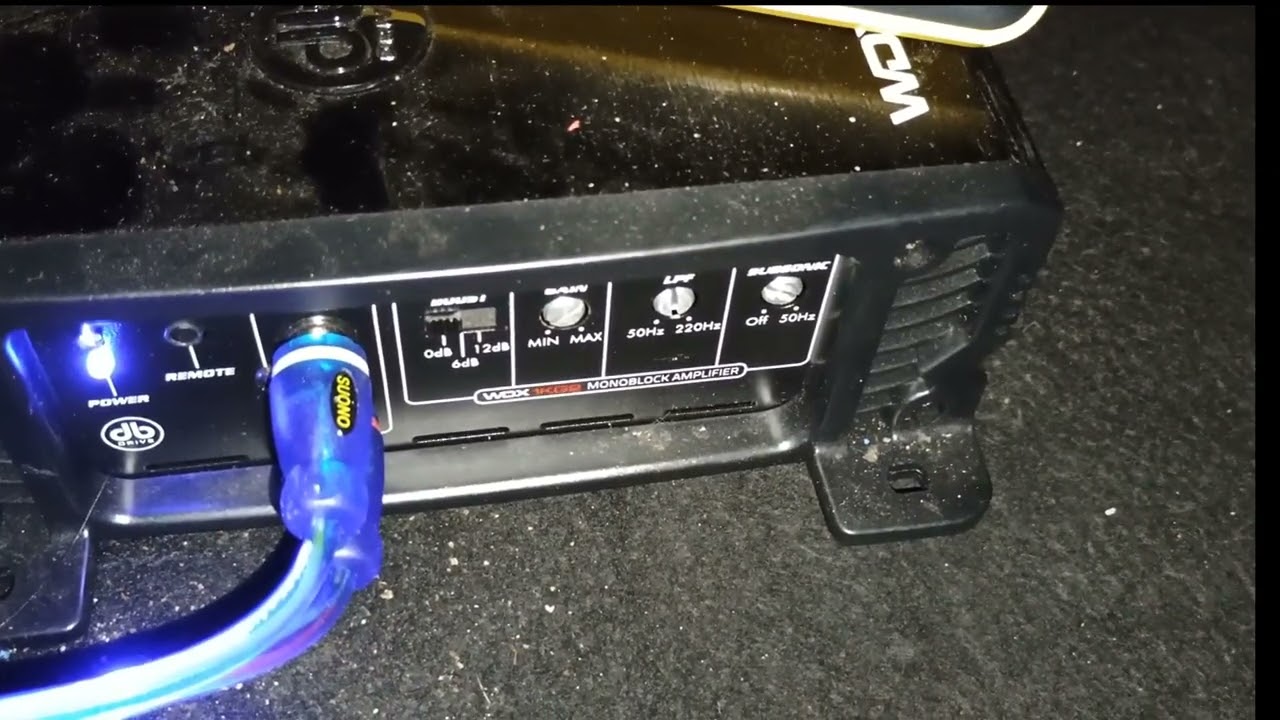 como ajustar amplificador para subwoofer con osciloscopio