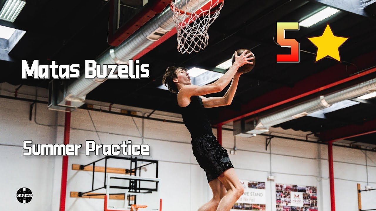 6'9'' 5 Star Young Phenomenon Matas Buzelis Summer Practice With Integrity Hoops