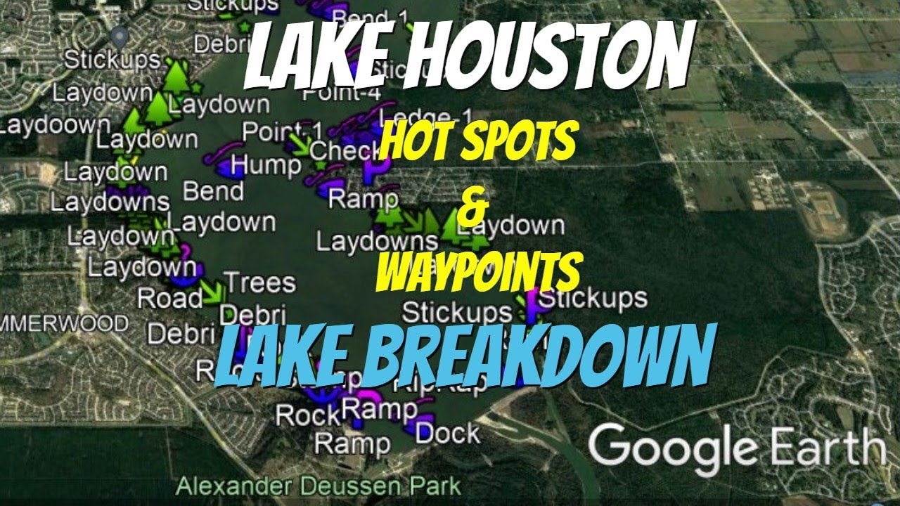 Lake Houston - Lake Breakdown - Find Fish Fast!!