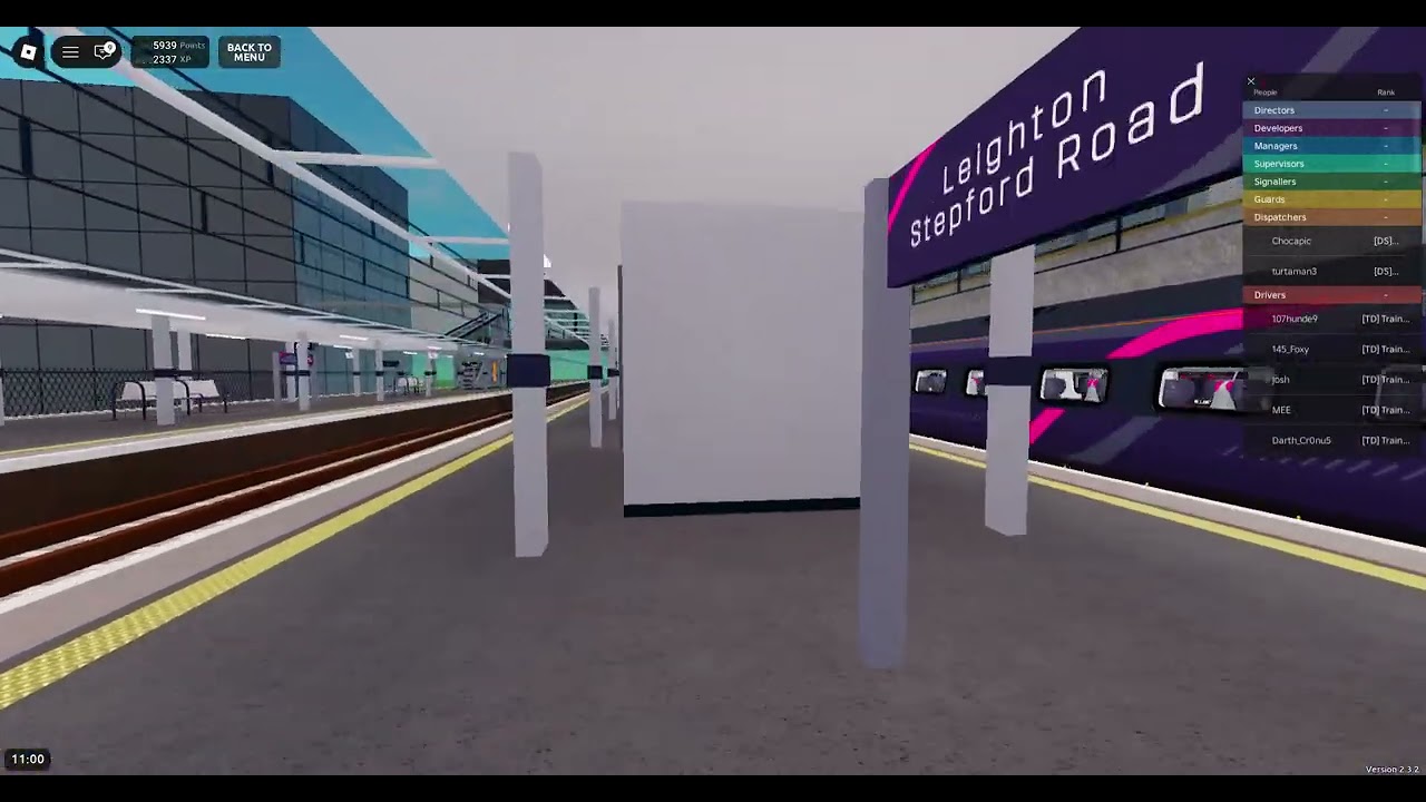 train from leighton city to stepford road and back 23/1/26