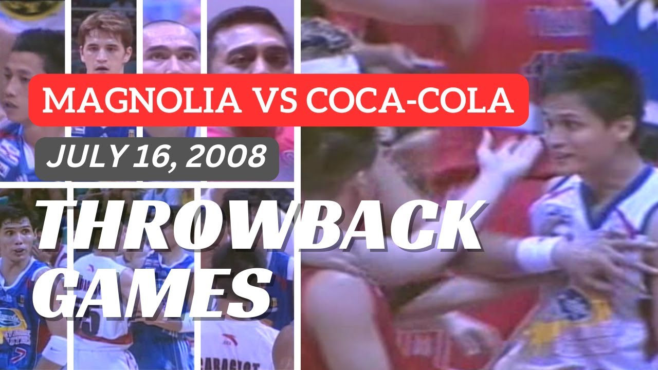 MAGNOLIA vs COCA-COLA | 2008 PBA FIESTA CONFERENCE G2 | PBA RETRO GAMES