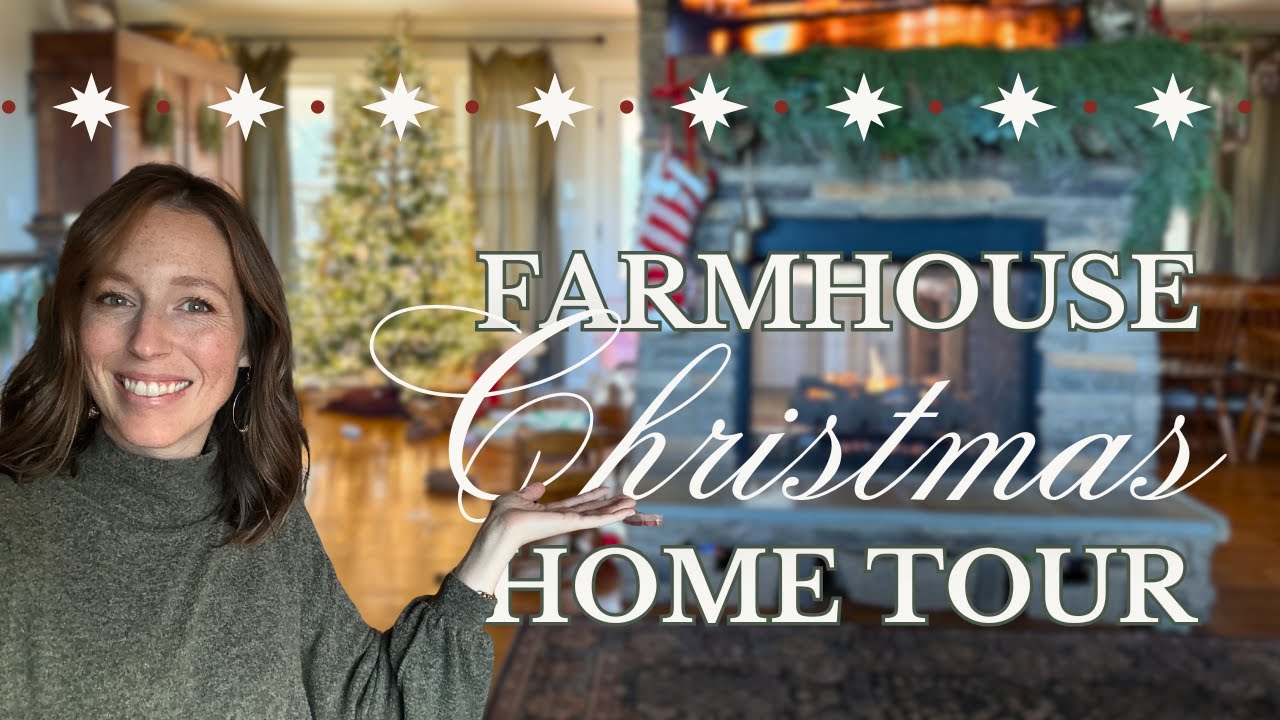 A Real-Life Look at Our Cozy Farmhouse at Christmastime | Collected Antique & Vintage Decor