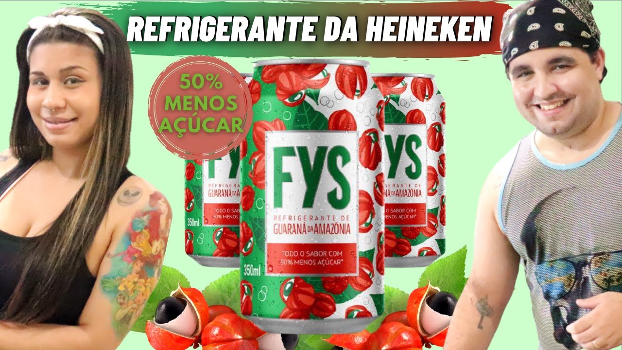 FYs - REFRIGERANTE DO GRUPO HEINEKEN COM 50% MENOS A&Ccedil;&Uacute;CAR