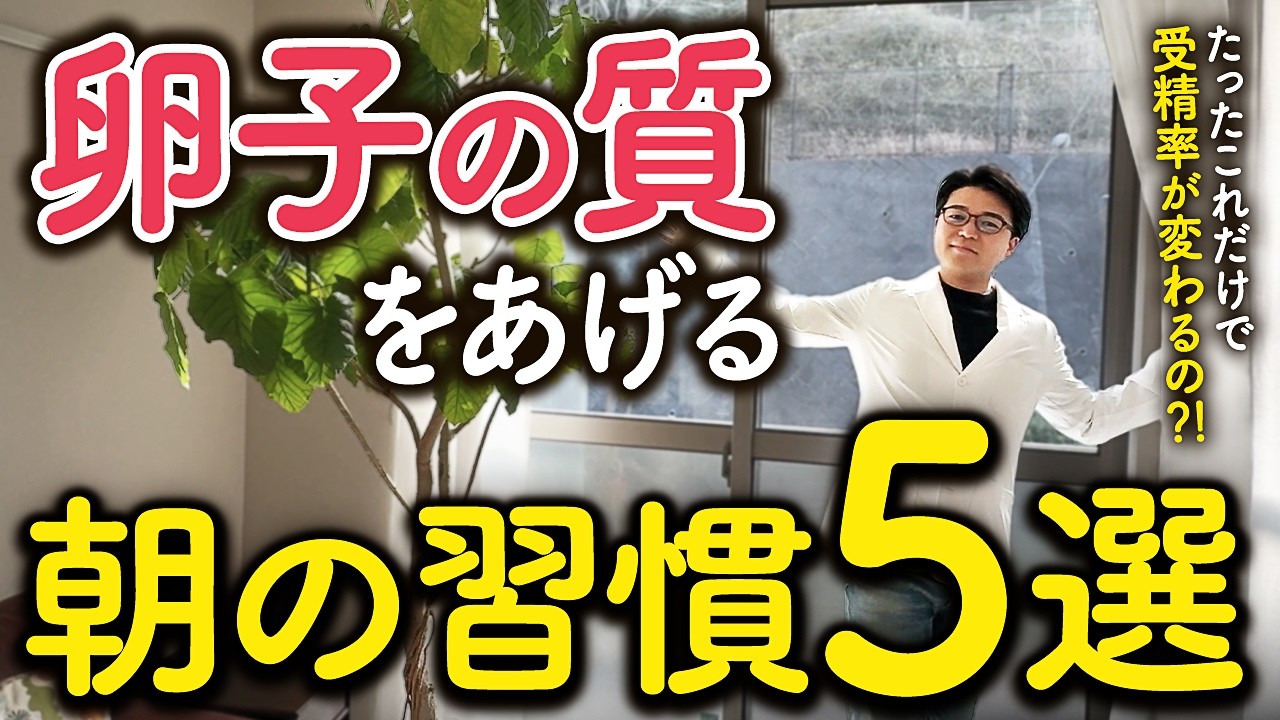 【今日からできる】朝の習慣を変えるだけで受精率が2倍に？！【妊活・不妊治療】