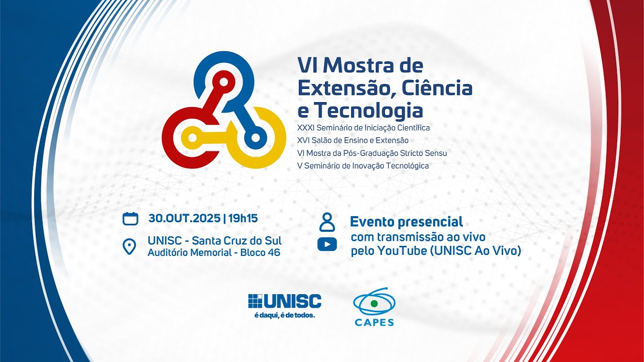 VI Mostra da Pós-Graduação Stricto Sensu