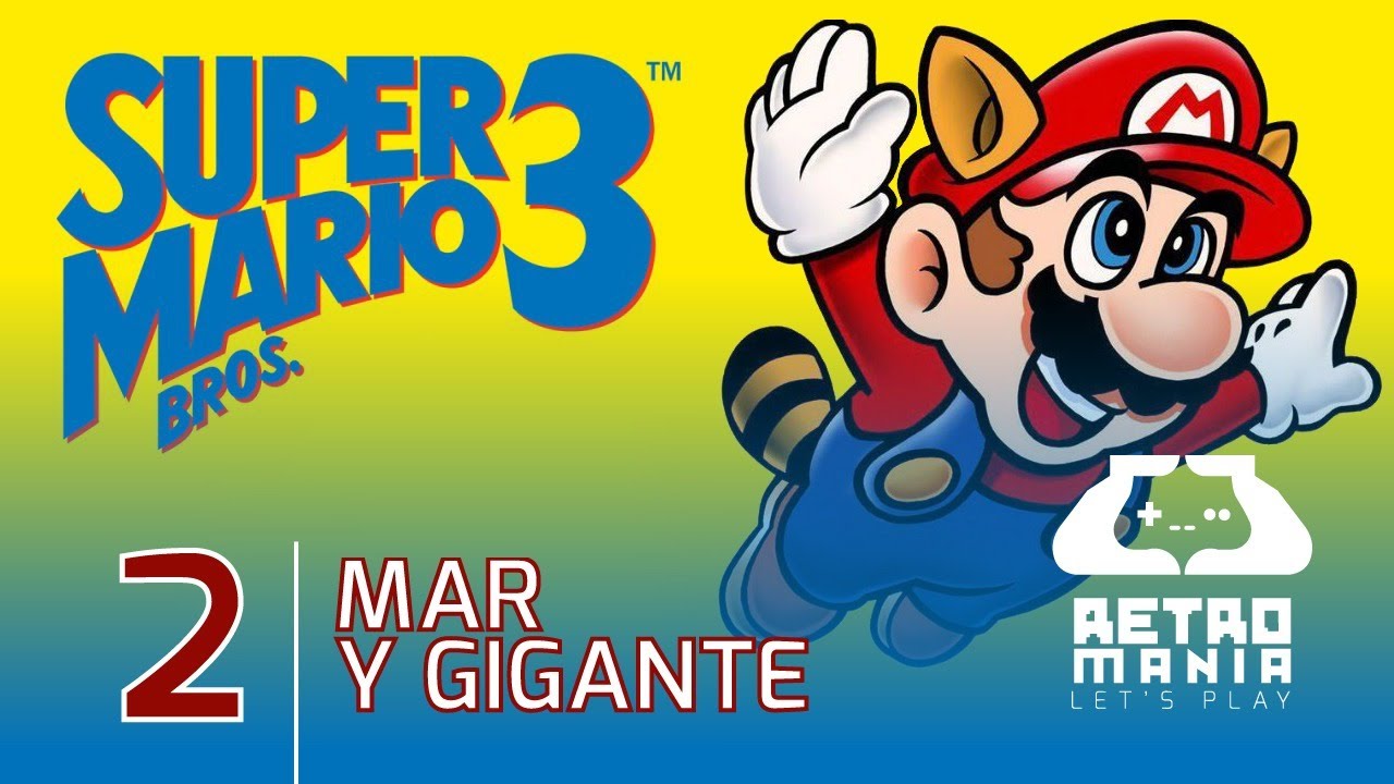 🍂 Super Mario Bros 3 HD en Español Latino | Mundos 3 y 4: Mar y gigante