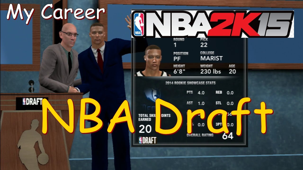 NBA 2K15 My Career Gameplay NBA Draft #5 PS3 HD