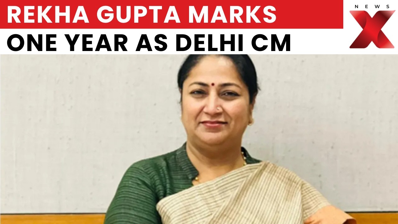 Rekha Gupta Marks 1 Year As Delhi CM, Holds Press Conference On Achievements