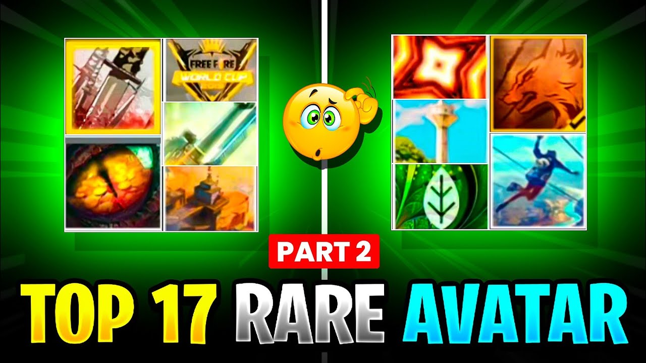 Top 17 ' Rare Avatar ' Of Free Fire Battleground | #2