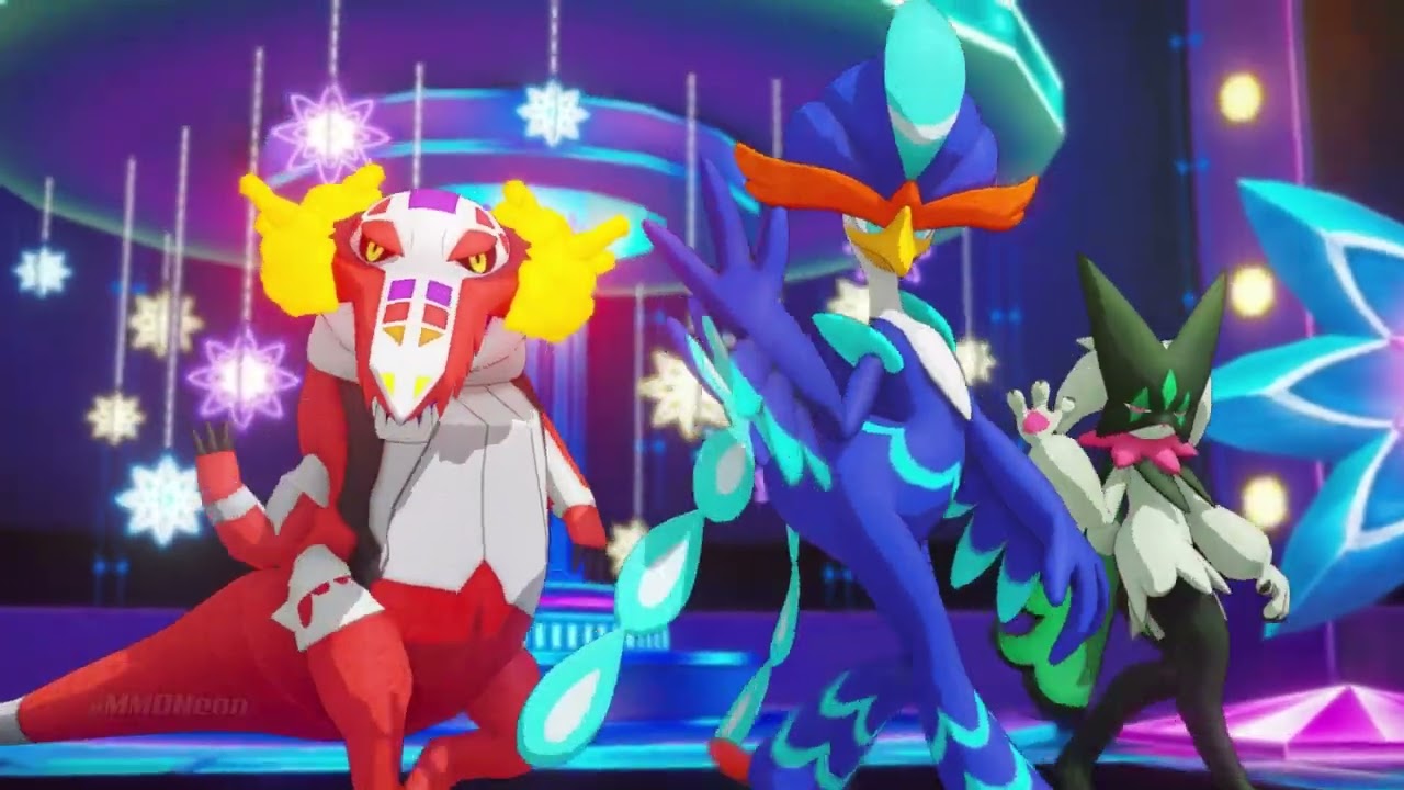【MMD Pokemon】Aria of the Soul (t.komine Remix)【Skeledirge, Quaquaval, and Meowscarada】