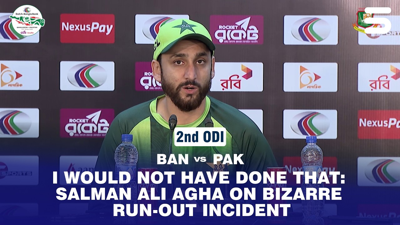 Salman Ali Agha Post Match Press Conference | Bangladesh vs Pakistan | M2 | ODI Series 2026 | M9F1K