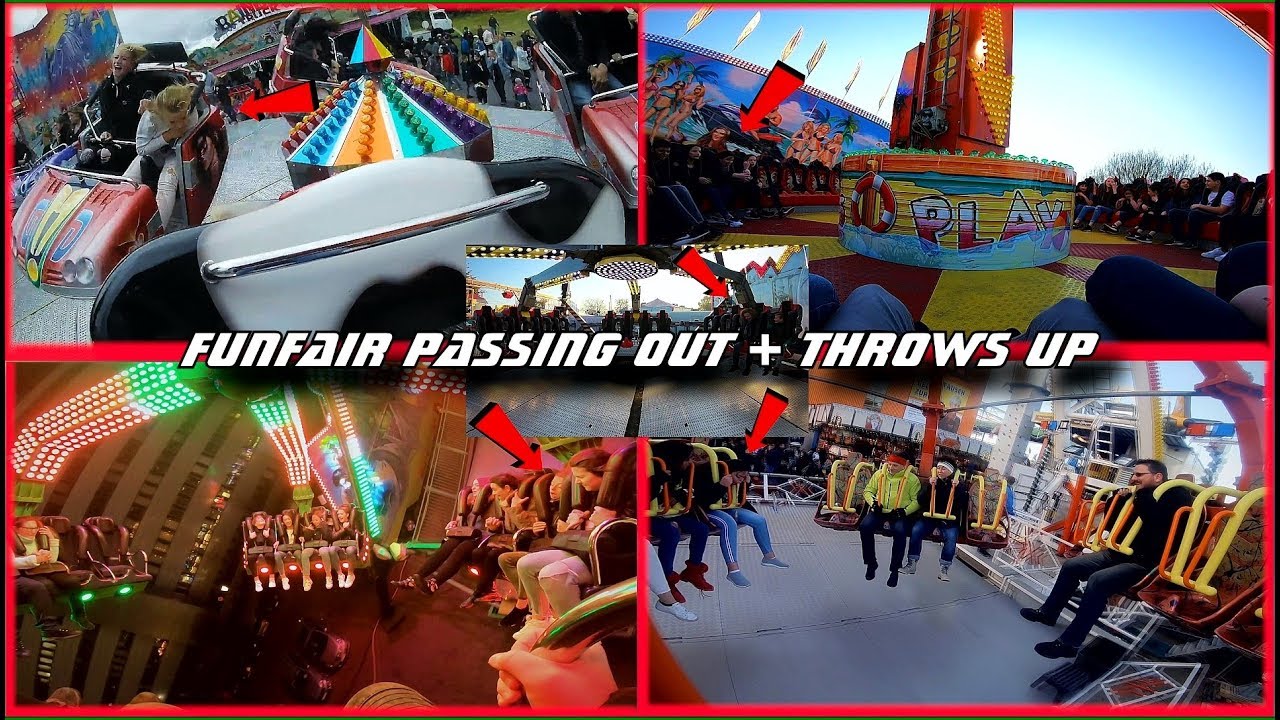 Funfair Passing out Throws Up Puke German Kirmes Kermis Funfair Kirmes Tester 2019