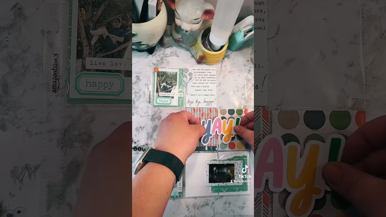 #pocketscrapbook #memorykeeping #scrapbookinglayout #scrapbooking #instax #scrapbookingprocess